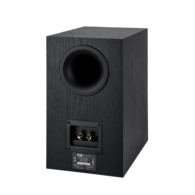 ELAC Debut 3.0 B6.3 Bookshelf Speakers - Black - Pair