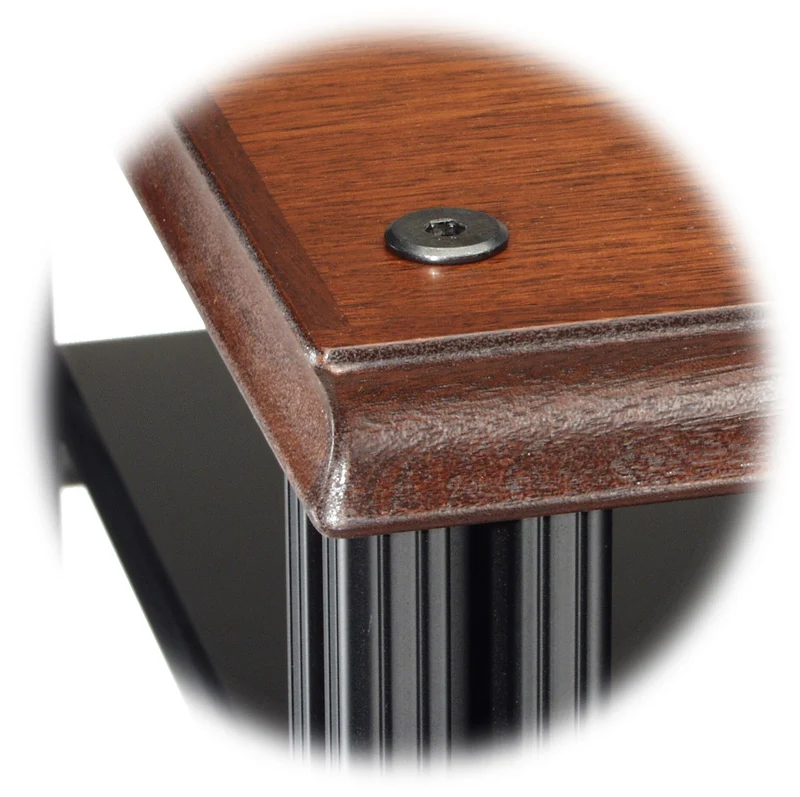 Salamander Synergy S30 5-Shelf Audio Rack - Walnut/Black