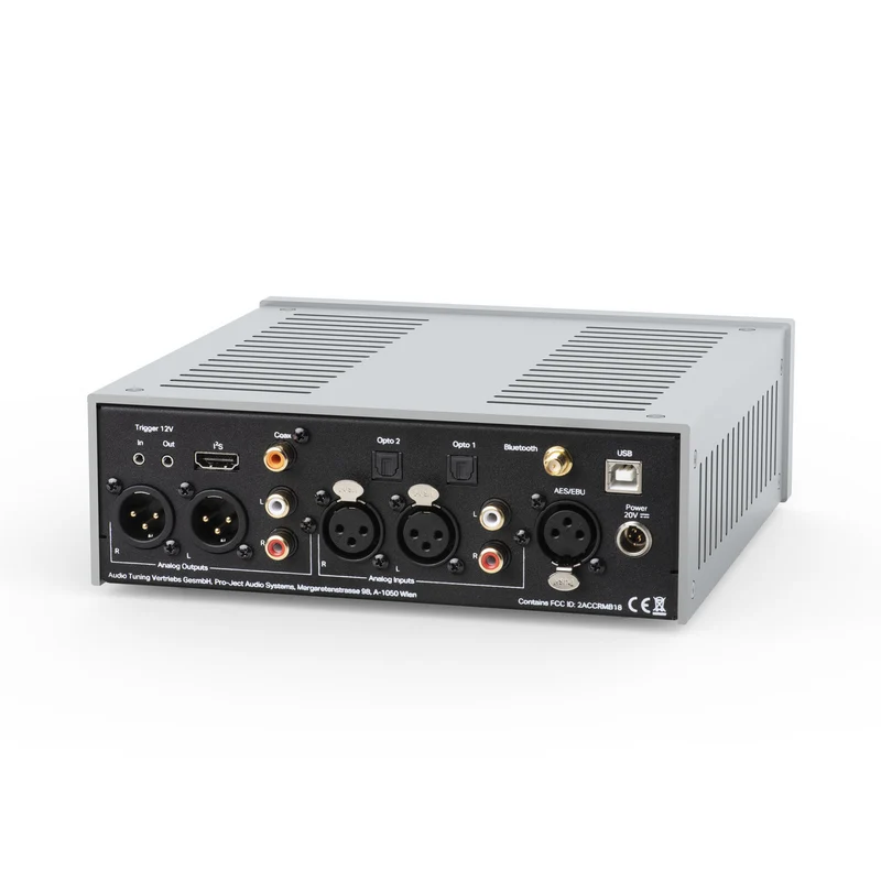 Pro-Ject Pre Box RS2 Digital - Balanced Preamplifier with DAC- Black