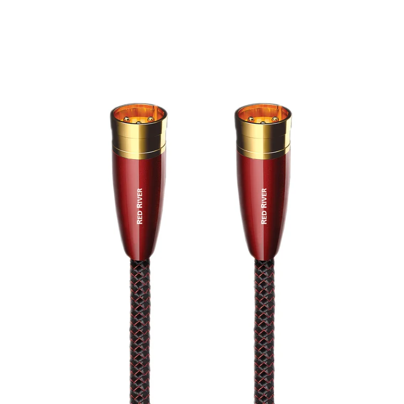 AudioQuest Red River Interconnect Cable - 5.0 Meter - XLR to XLR - Single