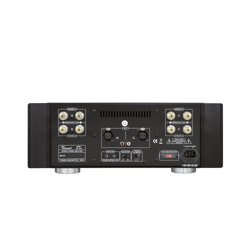 Vincent Audio SP-332 Hybrid Stereo Amplifier - Black