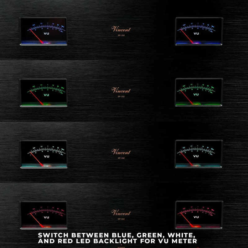 Vincent Audio SP-332 Hybrid Stereo Amplifier - Black