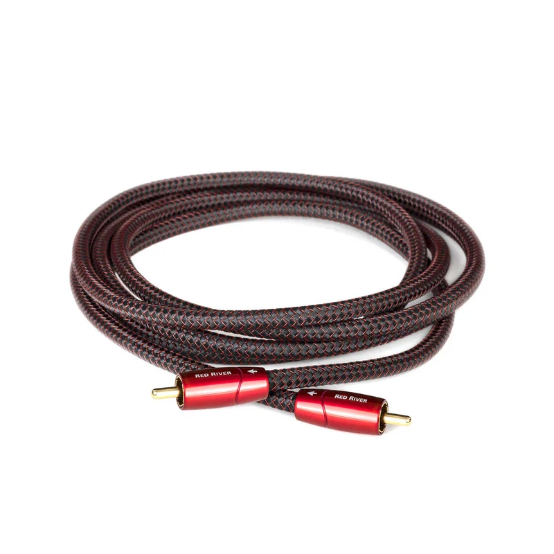 AudioQuest Red River Interconnect Cable - 5.0 Meter - RCA to RCA - Pair