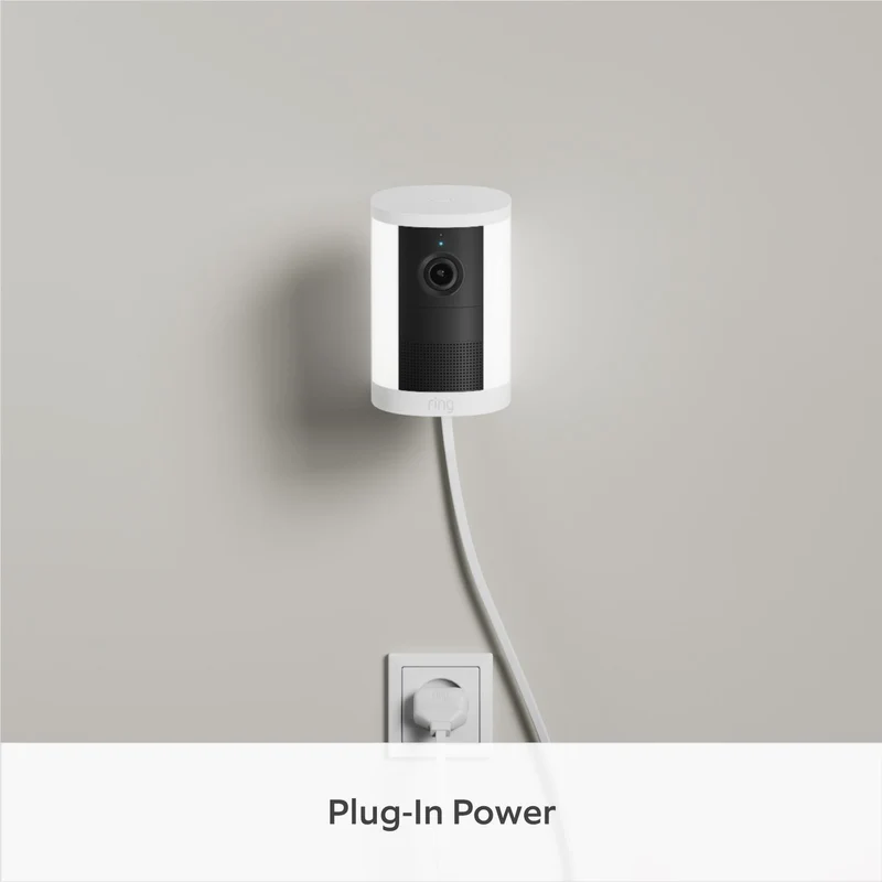 Ring Spotlight Cam 2K (2nd Gen) Plug-In (White)