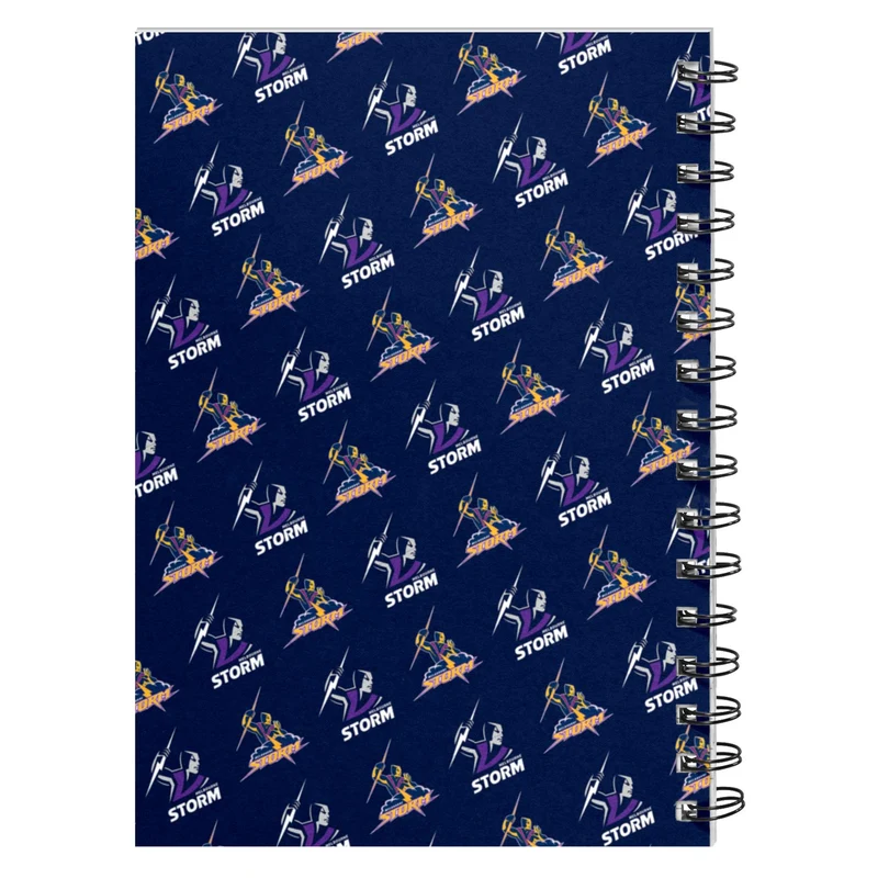 NRL - Melbourne Storm Hardcover A5 Spiral Notebook