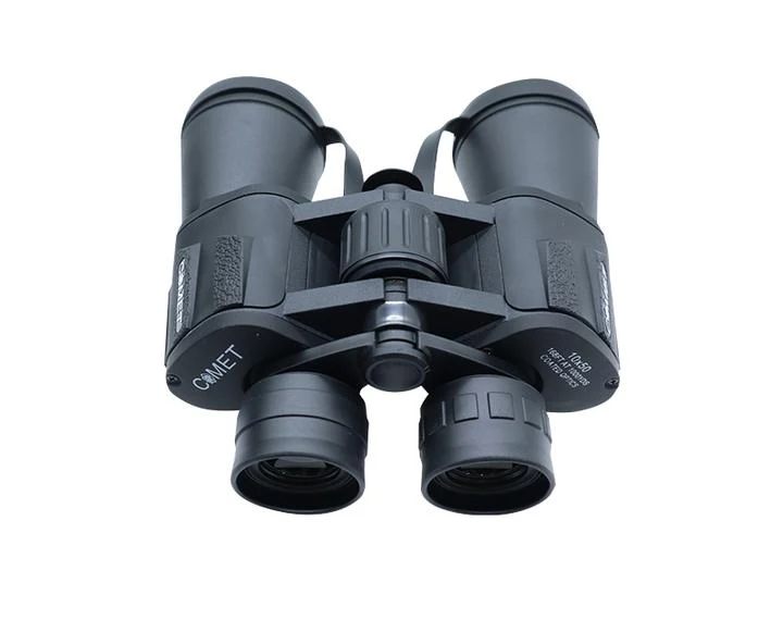 Precision Optical 10x50 Centre Focus Travel Binoculars (Black)