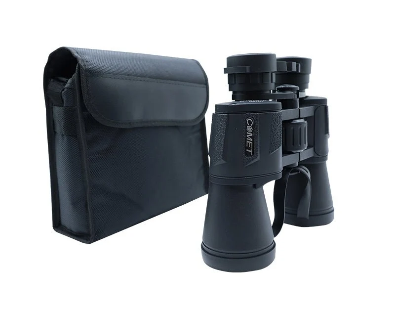 Precision Optical 10x50 Centre Focus Travel Binoculars (Black)