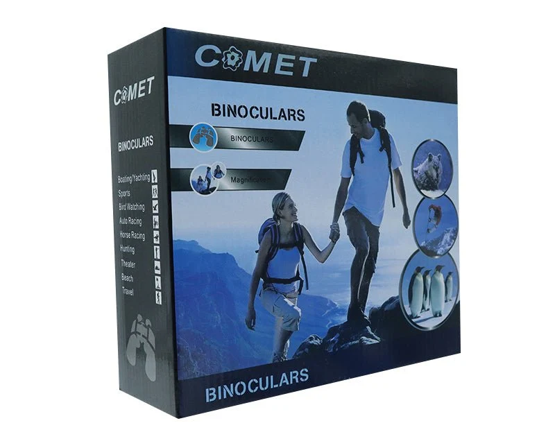 Precision Optical 10x50 Centre Focus Travel Binoculars (Black)