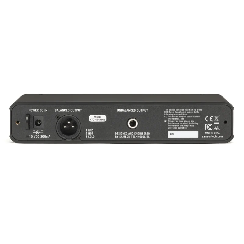 Samson Concert 88x Mic/Microphone UHF Wireless/Handheld System