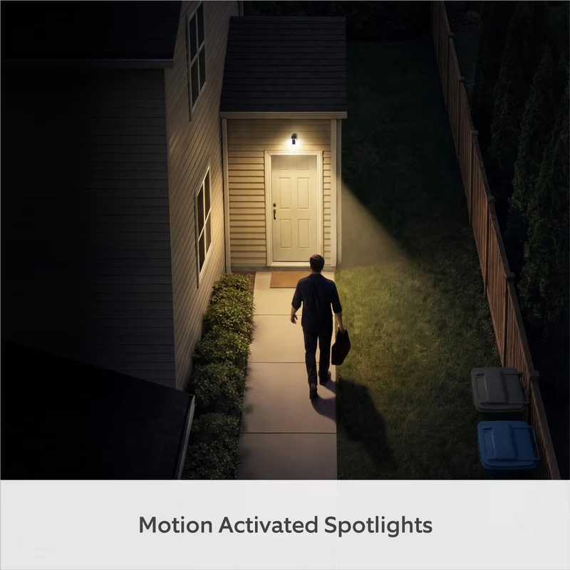 Ring Spotlight Cam 2K (2nd Gen) Battery Powered Security Camera (White)