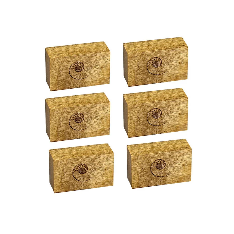 Cardas Audio Myrtle Wood Block Isolators - Small - Set of 6