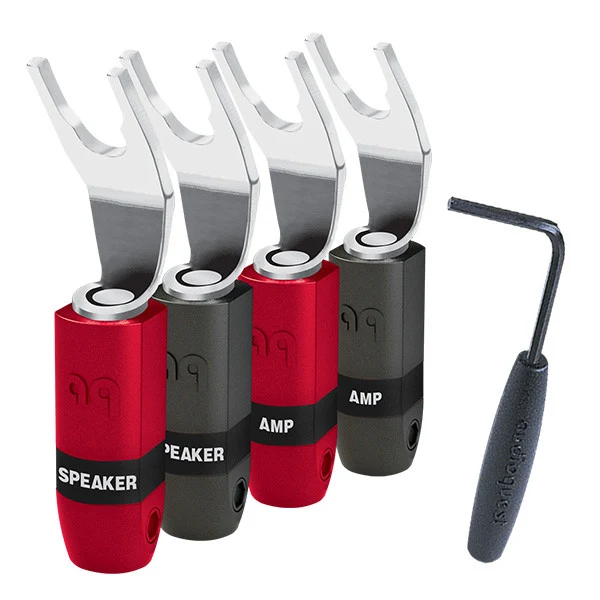 AudioQuest SureGrip 300 Spades - Silver - Set of 4