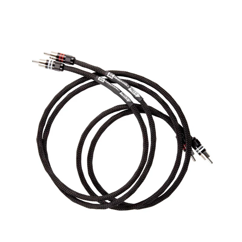 Kimber Kable Hero Interconnect Cable - 2.0 Meter - Ultraplate Black RCA to RCA - Pair