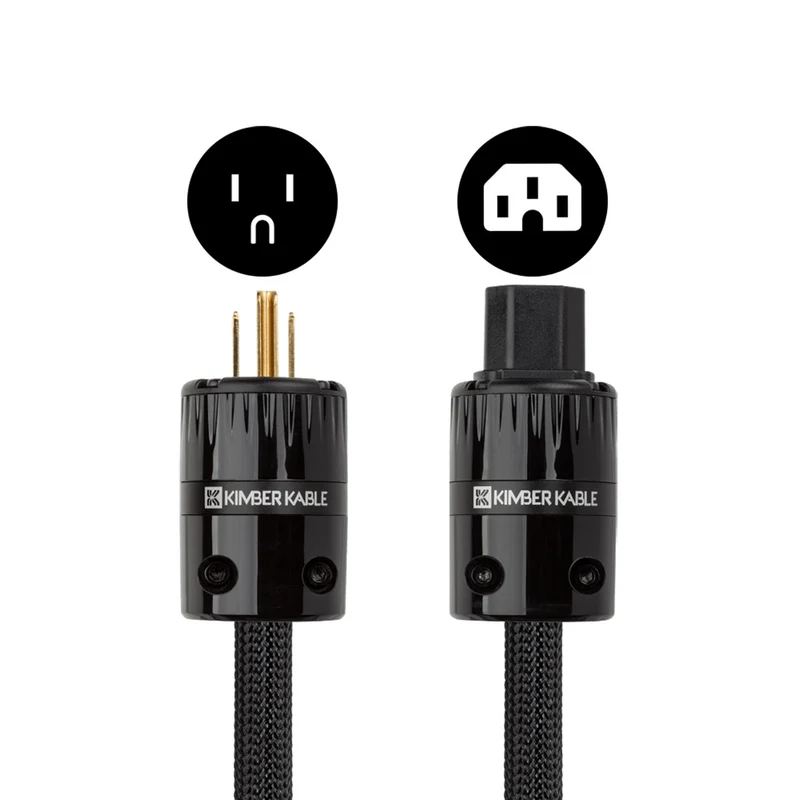 Kimber Kable PK 14 BASE Power Cable - 1.0 Meter - 15 Amp
