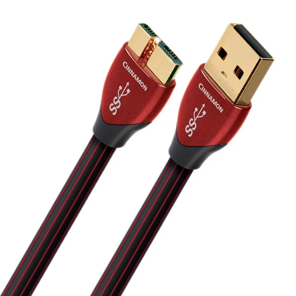 AudioQuest Cinnamon USB 3.0 Cable - USB-A to Micro-B-3.0 - 3.0 Meter