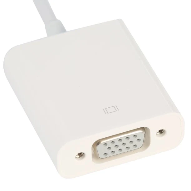 VIVANCO Hochwertiger USB Type-C Hub, auf VGA Adapter, Full HD Unterstützung, 0,15 m, Kompakt und zuverlässig