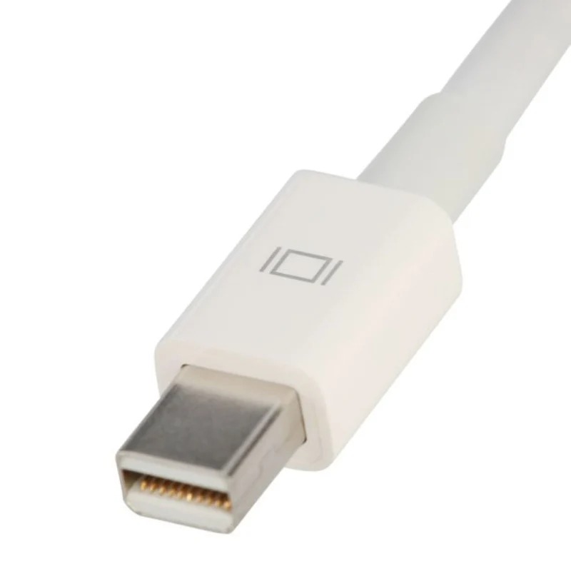 VIVANCO Hochwertiger Mini DisplayPort Hub, Mini DisplayPort auf VGA Adapter, 0,1 m, kompatibel mit MacBook, iMac, Surface und mehr