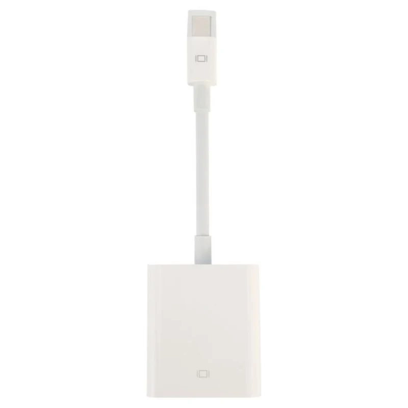 VIVANCO Hochwertiger Mini DisplayPort Hub, Mini DisplayPort auf VGA Adapter, 0,1 m, kompatibel mit MacBook, iMac, Surface und mehr