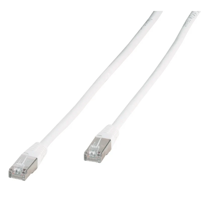 VIVANCO Hochwertiges CAT6 Netzwerkkabel, Geschirmtes LAN Kabel, Twisted Pair, RJ45 Stecker, F/UTP, 3m – Für Gigabit-Netzwerke optimiert