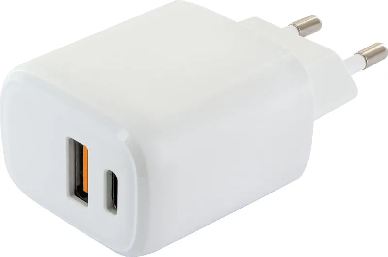 Schnell-Ladegerät USB-C + USB-A