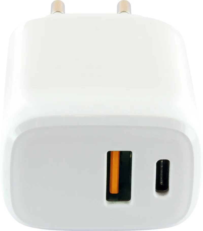 Schnell-Ladegerät USB-C + USB-A