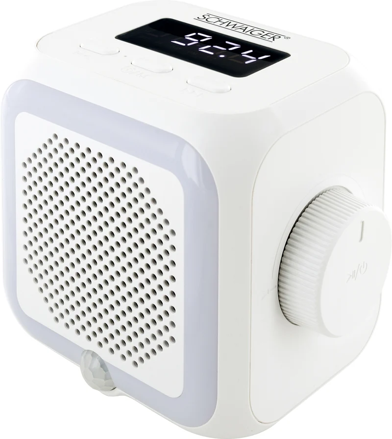 Steckdosenradio mit Lichtsensor und Beleuchtung