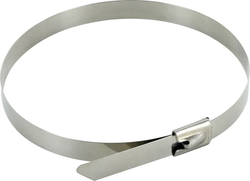 10er-Set Edelstahlkabelbinder, 40 cm