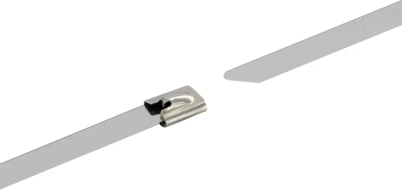 10er-Set Edelstahlkabelbinder, 25 cm