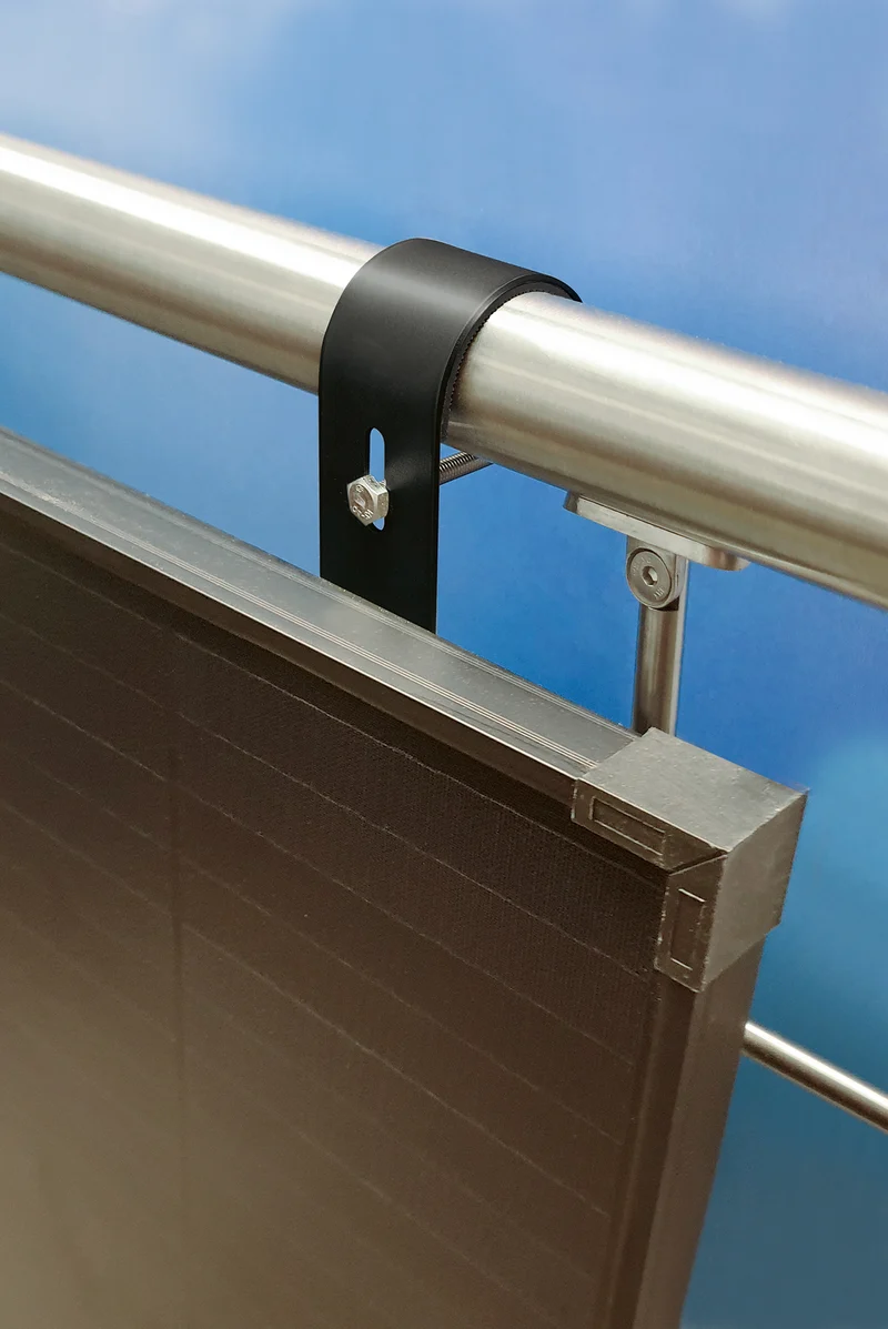 Geländer-Montage Set für 2 Solar Module