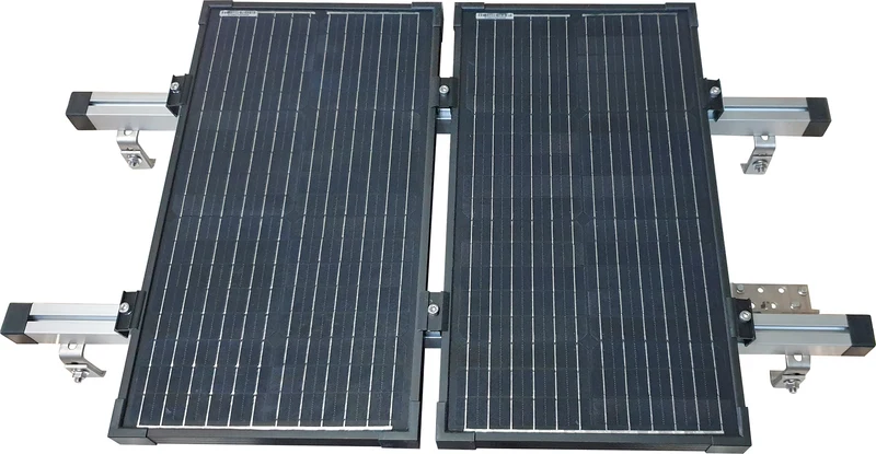 Ziegeldach-Montage Set für 2 Solarmodule