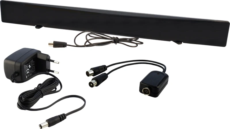 Zimmerantenne aktiv DVB-T2 DAB+ VHF UHF integrierter Verstärker