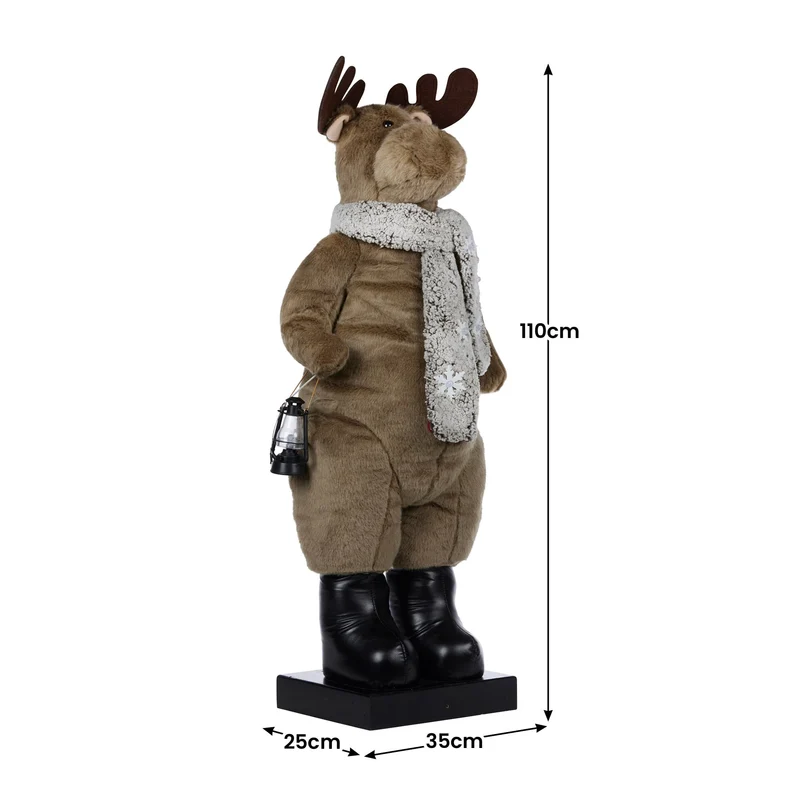 Christabelle 1.1m Musical LED Christmas Moose