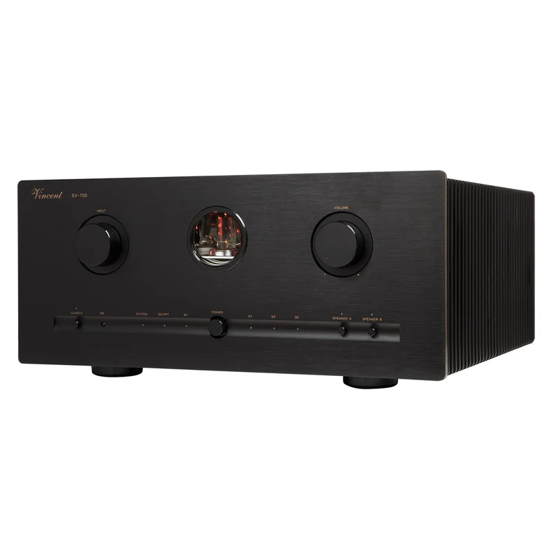 Vincent Audio SV-700 Hybrid Stereo Integrated Amplifier - Black