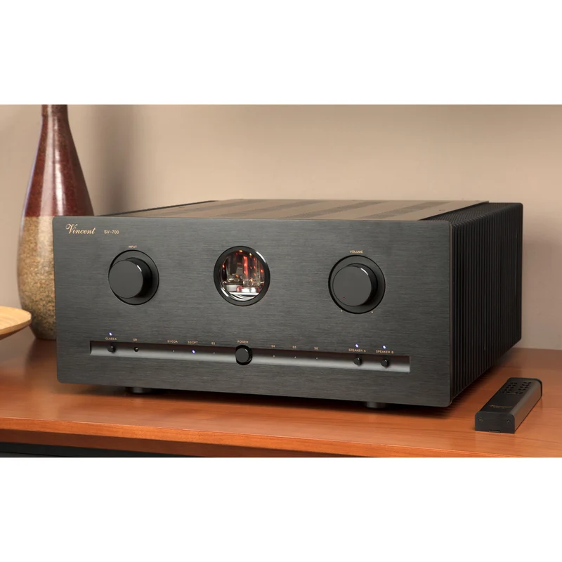 Vincent Audio SV-700 Hybrid Stereo Integrated Amplifier - Black