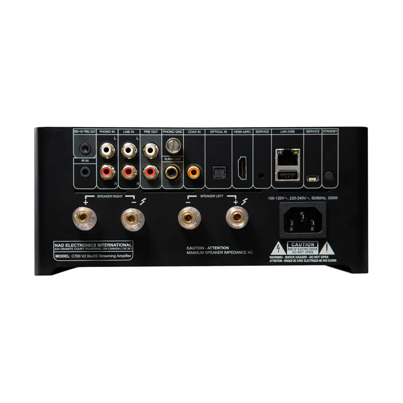 NAD C 700 V2 BluOS Streaming Amplifier