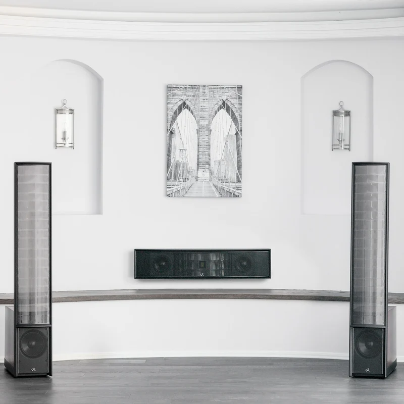MartinLogan Focus ESL C18 Center Channel Speaker - Walnut - Each