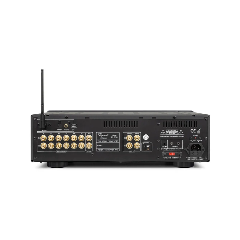Vincent Audio SA-T7MK Tube Stereo Preamplifier - Black