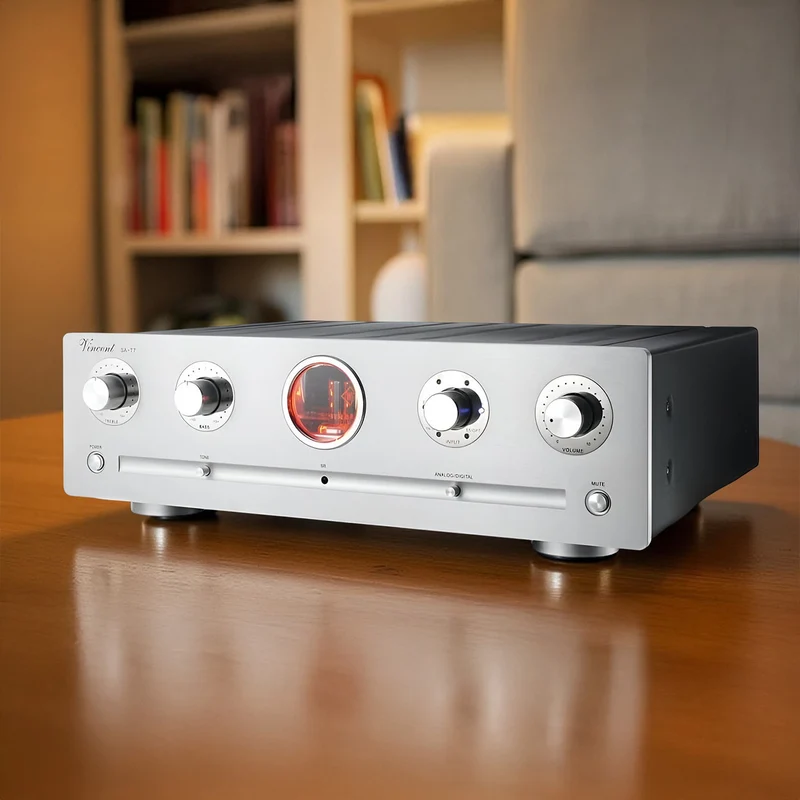 Vincent Audio SA-T7MK Tube Stereo Preamplifier - Black