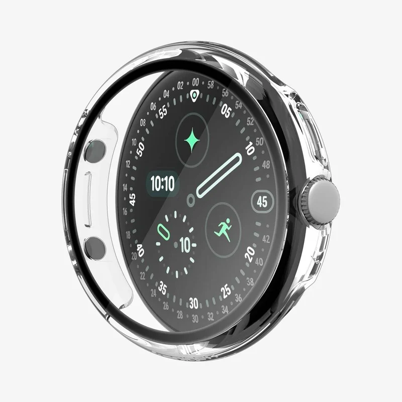 SPIGEN Google Pixel Watch 5/4 41mm Thin Fit 360 with Built in Screen Protector Case (Clear)