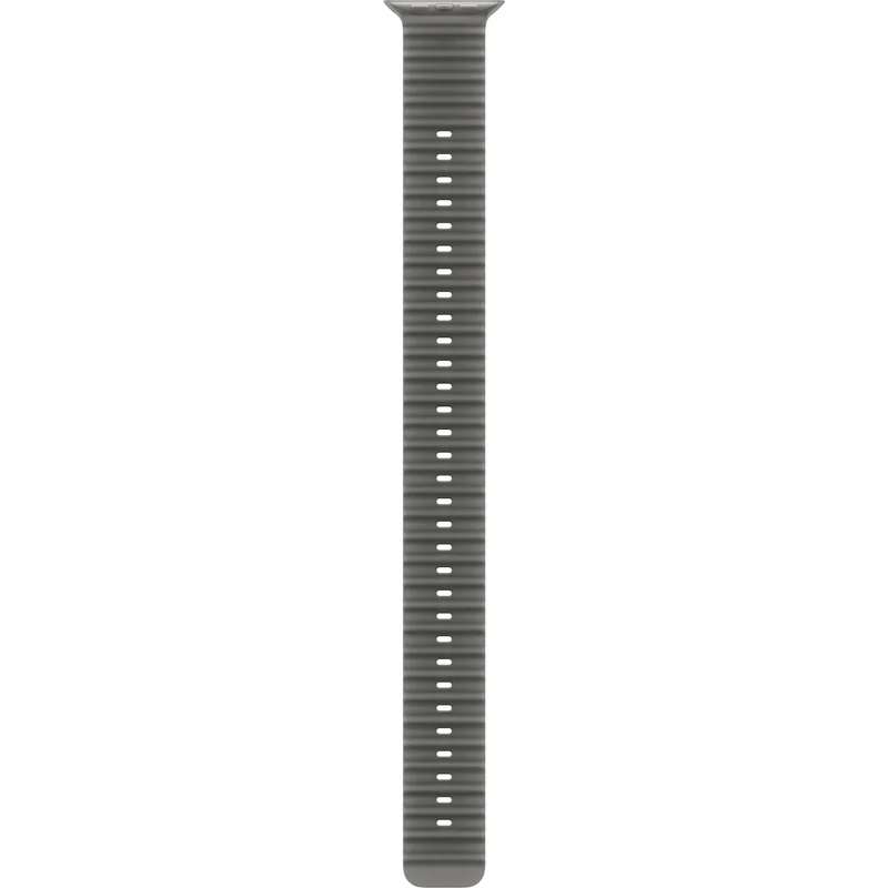 Apple Watch 49mm Translucent [Black] Ocean Band Extension [Natural Titanium Finish]