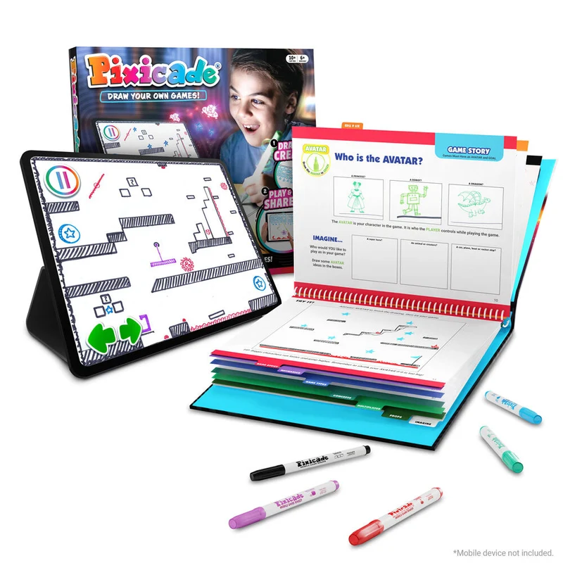 Abacus Kids Educational Mobile Video Game Maker Pixicade