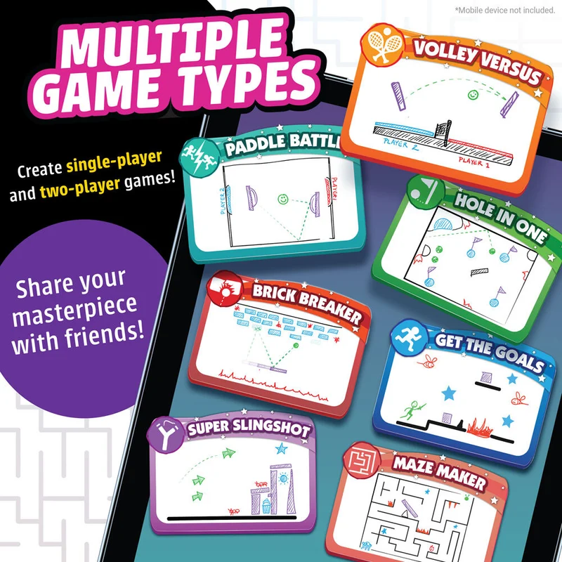 Abacus Kids Educational Mobile Video Game Maker Pixicade
