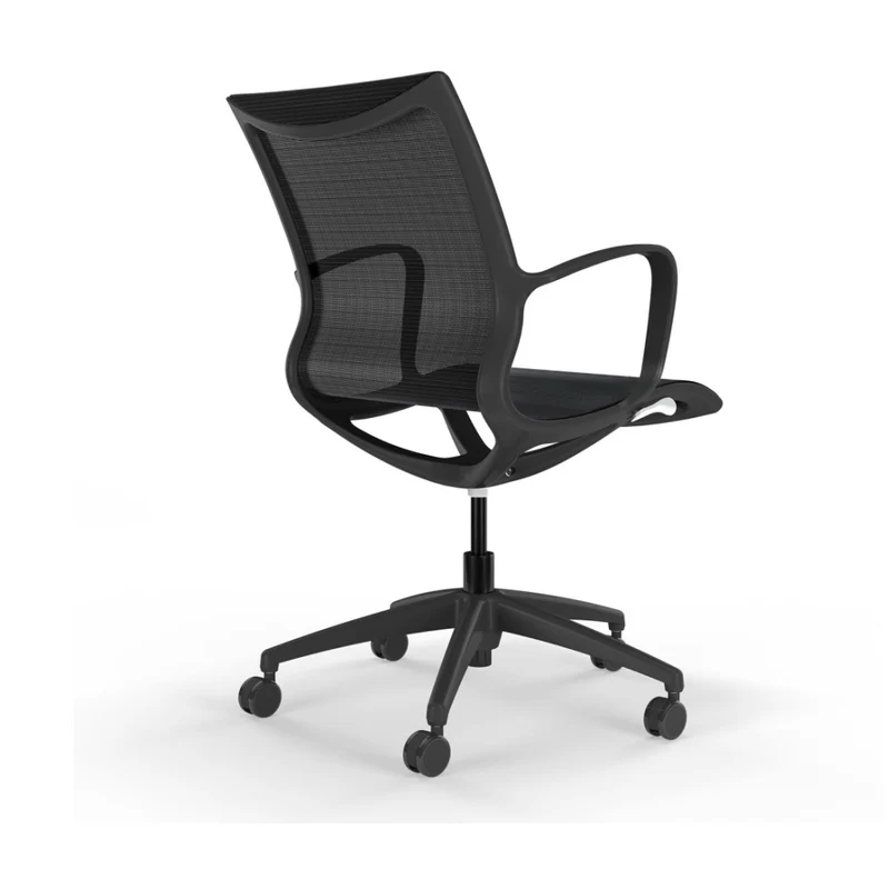Sabia Ellison Pre-Assembled Chair Mesh Ergonomic Office Adjustable Seating (Black)