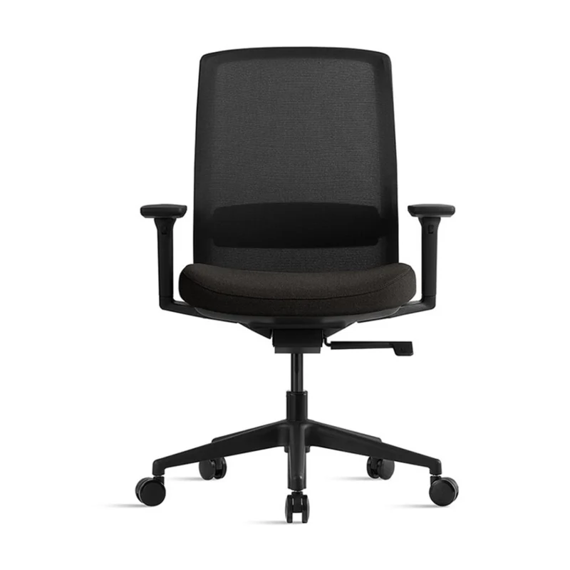 Sabia Willow Pre-Assembled Office Chair Ergonomic Mesh Back With Armrests (Black)