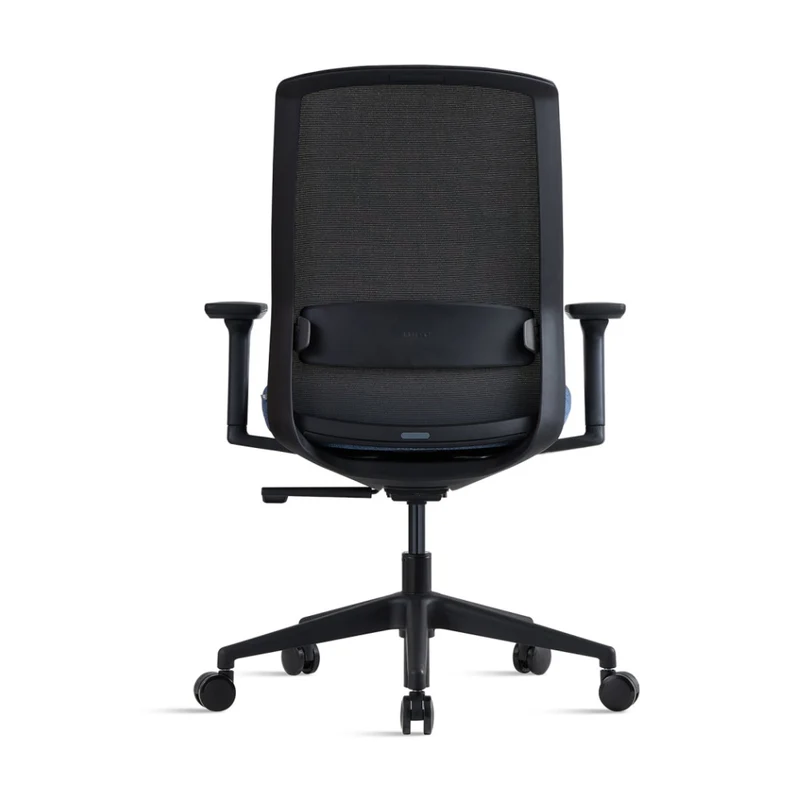 Sabia Willow Pre-Assembled Office Chair Ergonomic Mesh Back With Armrests (Black)