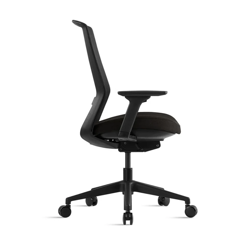 Sabia Willow Pre-Assembled Office Chair Ergonomic Mesh Back With Armrests (Black)