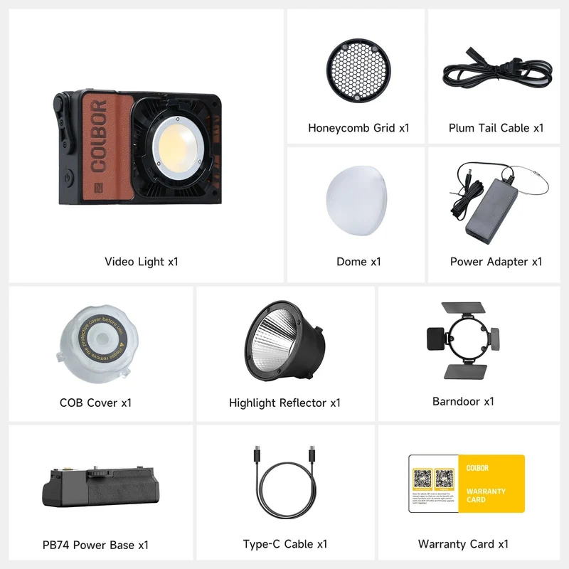 Colbor W100KIT - 100W Bi-Colour Portable Video Light Kit
