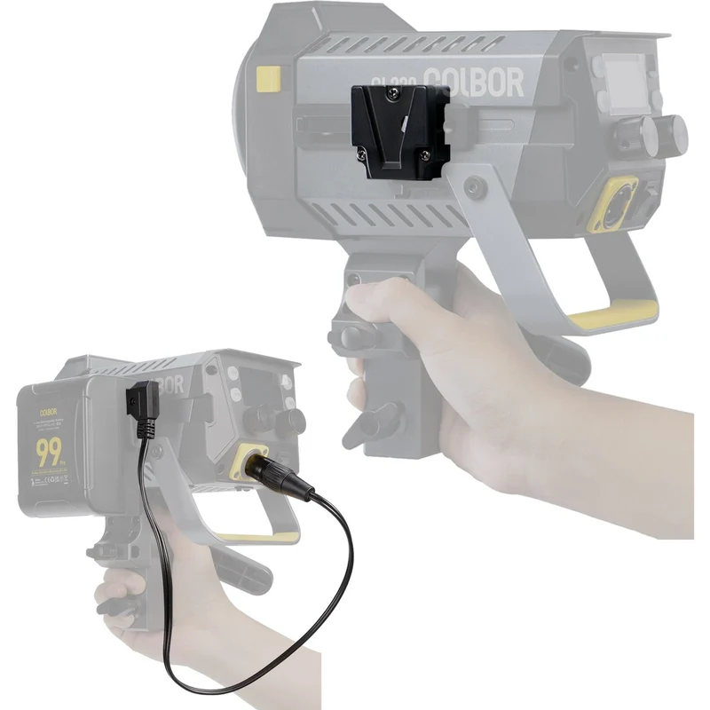 Colbor VMXLR3F0.5 - V-Mount Adapter & D-Tap to XLR Cable Kit
