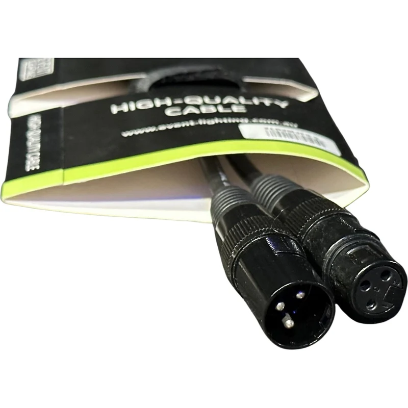 Event lighting XLR3M3F3 - 3-pin DMX Cable (3m)