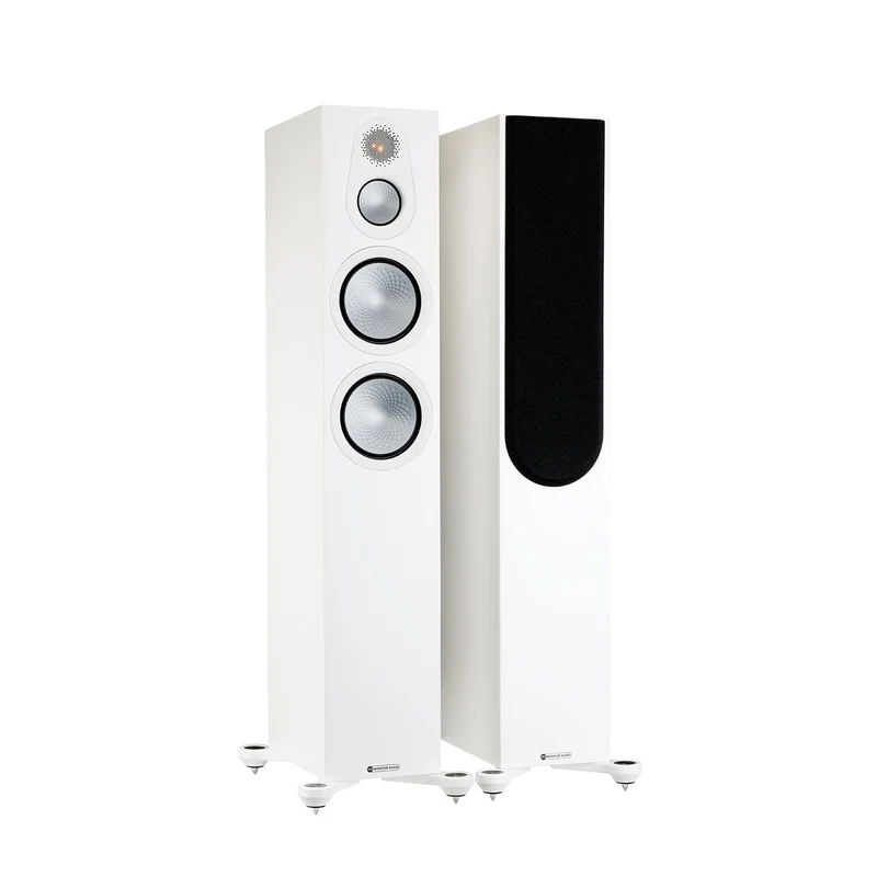 Monitor Audio Silver 300 7G Floorstanding Speaker - White - Each